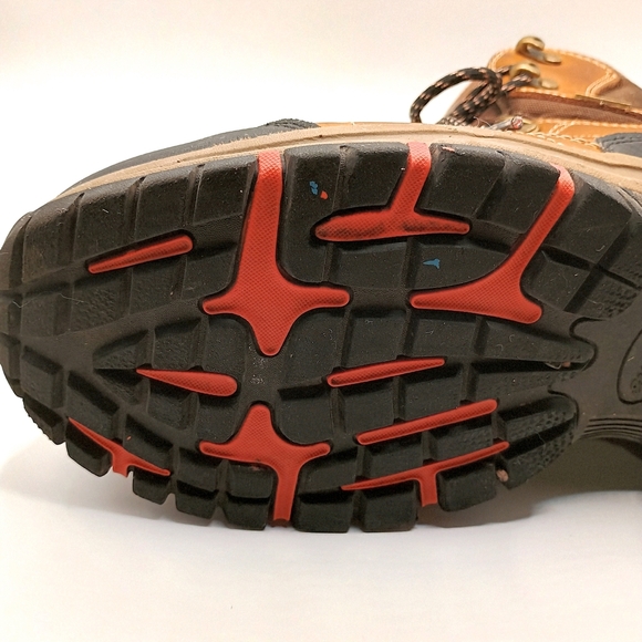 Eddie Bauer "Brandon" Brown And Black Hiking Boots Mens Size 8.5 - Picture 10 of 11